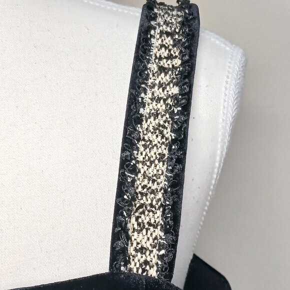 FIVE PLUS Velvet Dress Black Size Medium - Picture 5 of 8